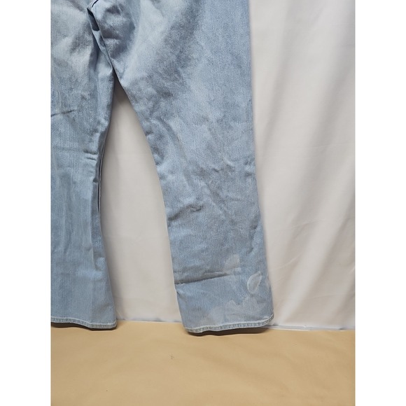 Levi's Vintage Womens 11S Blue 519 Low Flare Leg Y2K Denim Pants Juniors 33 x 31 - Picture 15 of 16